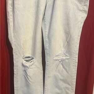 Express Men's Skinny Jeans - Light Blue